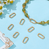 8Pcs Brass Spring Gate Rings KK-ME0003-20-4