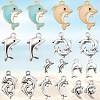 Dolphins Alloy Pendants FIND-SC0016-40-5