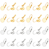 Unicraftale 40Pcs 2 Colors 304 Stainless Steel Leverback Earring Findings KK-UN0002-07-1