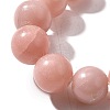 Natural Pink Opal Beads Strands G-E444-28-8mm-3