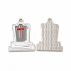 Halloween Theme Rack Plating Spray Painted Alloy Enamel Pendants FIND-G054-13P-02-1