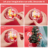 ARRICRAFT 30Pcs Openable Transparent Plastic Pendants CON-AR0001-10-4