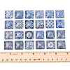 24Pcs Glass Cabochons GGLA-FS0001-22-5