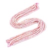 Anti-Tarnish Electroplate Glass Beads Strands EGLA-ZX010-4mm-04-3