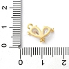 Brass Micro Pave Cubic Zirconia Charms KK-S513-04G-3