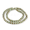 Electroplated Glass Imitation Jade Beads Strands GLAA-P003-C03-3