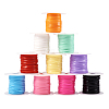 10 Rolls 10 Colors PVC Synthetic Rubber Cord RCOR-TA0001-01-8