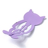 Baking Painted Iron Snap Hair Clips PHAR-B0002-03-3