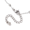 304 Stainless Steel Ball Link Chain Bracelet Making AJEW-JB01305-02-3