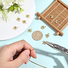 10Pcs Brass Micro Pave Cubic Zirconia Pendants KK-BBC0027-94-3