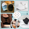 12Pcs 6 Styles Alloy C Shape Clasps for Hat FIND-PH0028-76-5