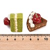Opaque Resin Imitation Food Cabochons RESI-L051-06-3