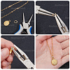 Brass Twister Clasps KK-BBC0025-17B-G-4