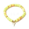 Handmade Polymer Clay Stretch Bracelets Sets BJEW-JB06350-03-4