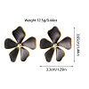 304 Stainless Steel Enamel Stud Earrings FS-WG1F046-06-1