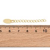 Brass Ends with Chain KK-D378-09G-03-3