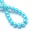 Baking Paint Pearlized Glass Pearl Round Bead Strands HY-Q003-12mm-48-4