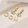 3 Pairs 3 Styles 201 Stainless Steel Earrings Sets QS4475-1-1