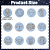 12Pcs 12 Styles Food Grade Silicone Focal Beads SIL-SZ0002-16-2