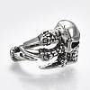 Alloy Cuff Finger Rings RJEW-T006-47-3