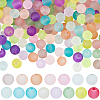Transparent Frosted Glass Beads FGLA-PA0001-02C-1