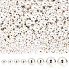 1300Pcs 4 Styles CCB Plastic Beads Sets CCB-PA0001-02S-1
