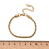 304 Stainless Steel Rope Chains Bracelets for Women BJEW-A158-02C-G-5