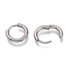 Tarnish Resistant 201 Stainless Steel Huggie Hoop Earrings EJEW-O095-05-19-3