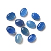 Natural Blue Agate Cabochons G-F605E-10B-1