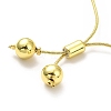 Rack Plating Brass Round Bead Slider Bracelets for Women X-BJEW-M232-01G-D-4