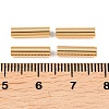 SHEGRACE Brass Tube Beads XGRPCP117-254G-3
