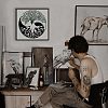 Large Plastic Reusable Drawing Painting Stencils Templates DIY-WH0172-808-5