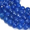 Natural Blue Chalcedony Beads Strands GG-NH0004-A01-02-3
