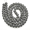 Baking Paint Transparent Glass Beads Strands X-GLAA-S031-12mm-12-2