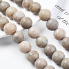 Transparent Crackle Glass Beads Strands GLAA-T026-01D-17-4