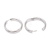 201 Stainless Steel Huggie Hoop Earrings EJEW-O095-05-31-3