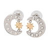 Brass with Crystal Rhinestone Earrings & Necklaces WG06C1A-16-2