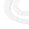 Opaque Solid Color Glass Beads Strands GLAA-N065-4x4mm-C01-3