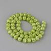 Synthetic Crackle Quartz Beads Strands GLAA-S134-8mm-18-2