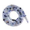 Natural Blue Aventurine Beads Strands G-G139-A06-02-3