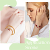 8Pcs Brass Red Enamel Vegetable European Dangle Charms OPDL-BBC0001-03G-02-4