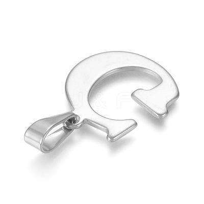 Tarnish Resistant 304 Stainless Steel Pendants STAS-F106-95P-G-1