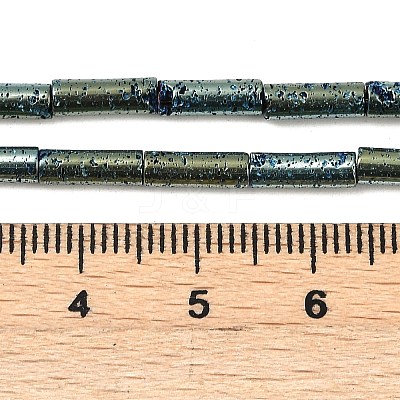 Electroplated Natural Lava Rock Beads Strands G-K388-03A-06-1