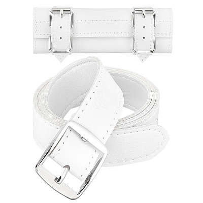 Imitation Leather Basic Leather Dagger Holder AJEW-WH0258-345A-1