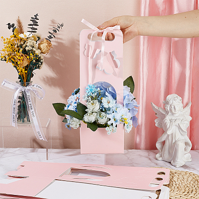 Butterlfy Paper Floral Boxes CON-WH0001-62A-01-1