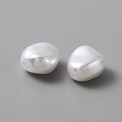 ABS Plastic Imitation Pearl Beads KY-WH0036-30-1