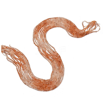 Gradient Color Natural Sunstone Beads Strands GG-CBA1668-A01-2mm-1