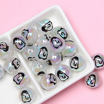 Black Acrylic Beads LS-PW-WG32435-18-1