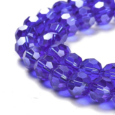 Transparent Glass Beads LS-EGLA-A035-T8mm-B06-1