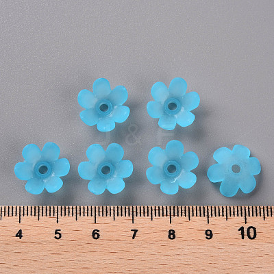 Frosted Acrylic Bead Caps MACR-S371-07A-755-1